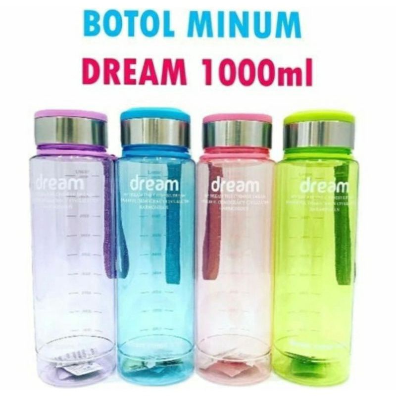 Botol Air Minum My Dream 1 Liter My Bottle Warna Warni
