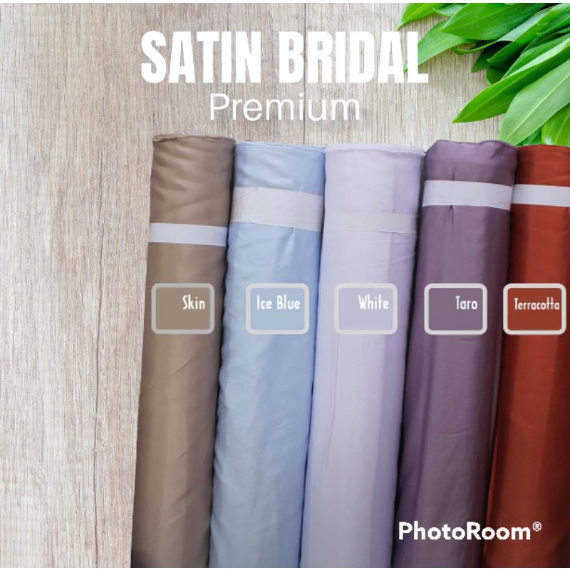 Kain Satin Bridal Premium Kain Furing Dalaman Kebaya