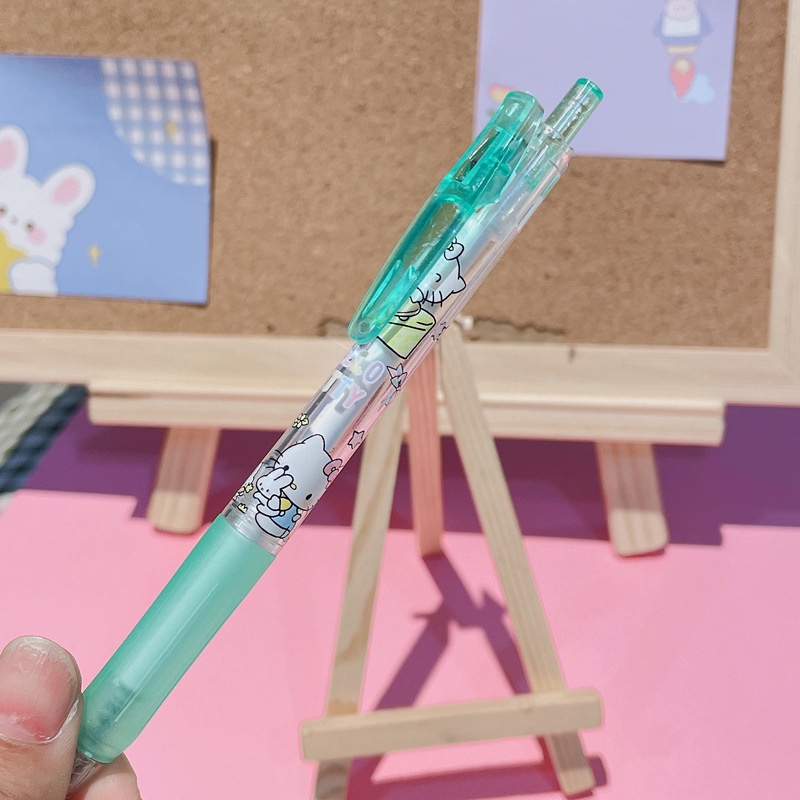 6pcs /set Kawaii Stationery Gel Pen Perlengkapan Sekolah Pena Hal Lucu Pulpen Untuk Sekolah Anime Stationery Pens Kit