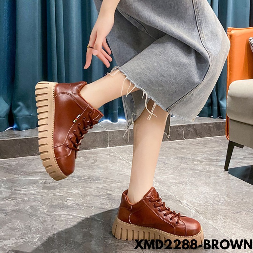 SEPATU SNEAKERS WANITA JANJI GAK NAKSIR NI BESTIE IMPORT BAHAN PU MD2288