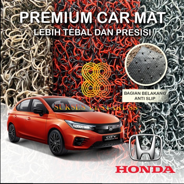 KARPET MOBIL PREMIUM HONDA CITY HATCHBACK MIE BIHUN 2 WARNA