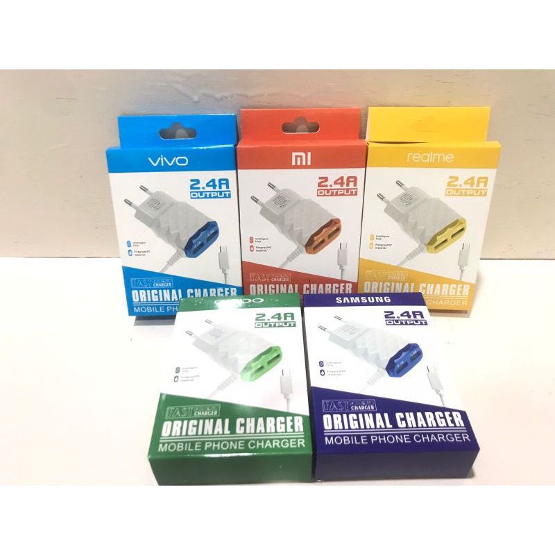 [SO] Tc Travel Charger Diamond Real 1,2A Plus 2 USb Kualitas Bagus