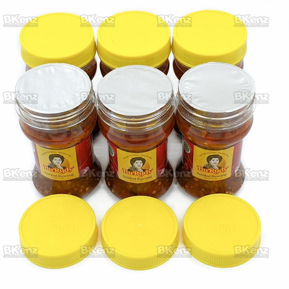 

░ Paket Sambal Bawang Bu Rudy Oleh-Oleh Khas Bu Rudi Surabaya isi 6 ㅕ