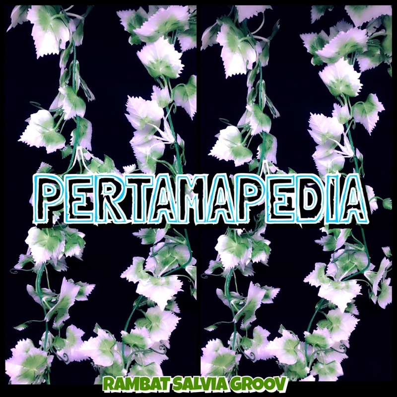 HIASAN DINDING SALVIA PLASTIK/ DAUN PLASTIK/ DAUN RAMBAT SINTETIS/ DAUN RAMBAT ARTIFICIAL/ DAUN RAMB