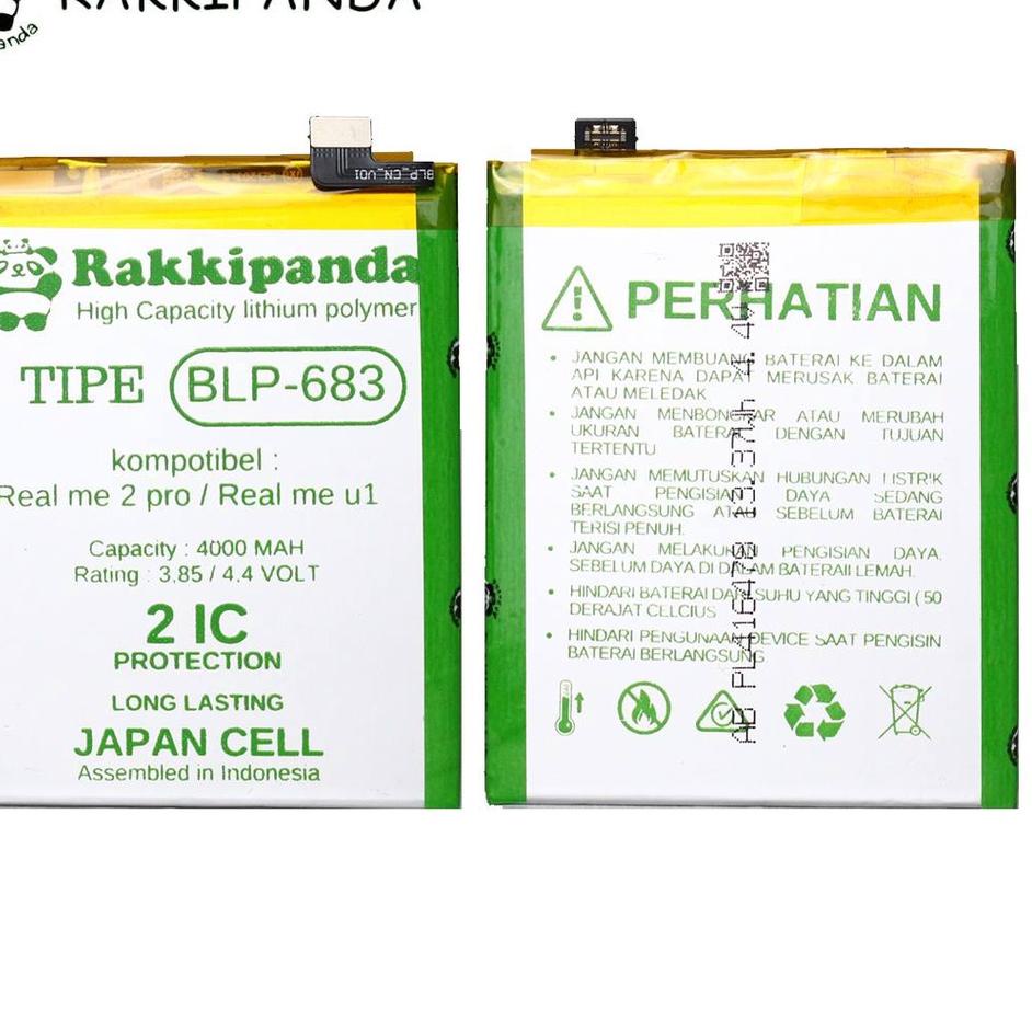 Super Hemat RakkiPanda - BLP683 / BLP695 / BLP689 Realme 2 Pro / Realme U1 Batre Batrai Baterai