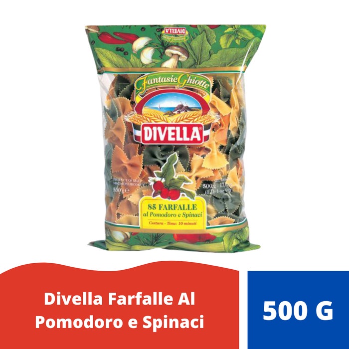 

Divella Farfalle Al Pomodoro E Spinaci