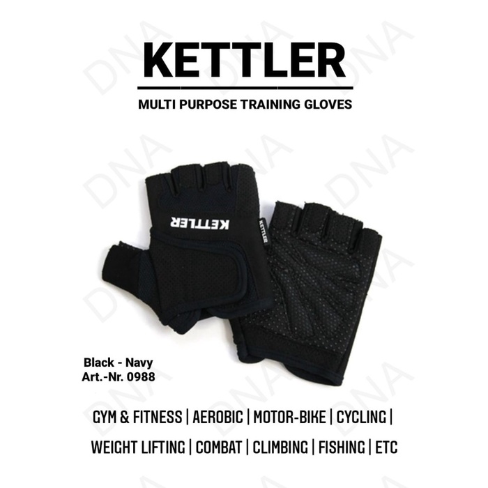 Glove Sarung Tangan Fitness & Gym Kettler 0988 Original