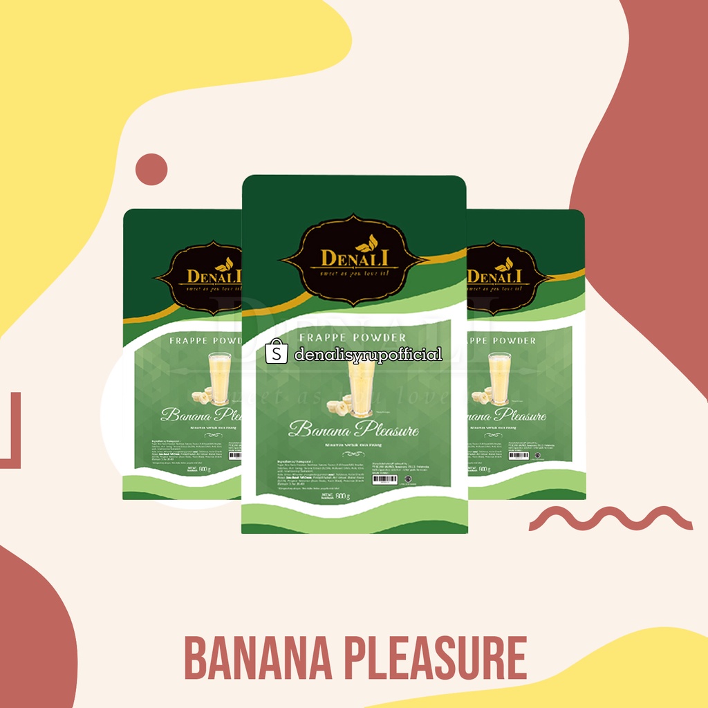 Jual Denali Powder Banana Pleasure Flavour Gr Bubuk Minuman Denali