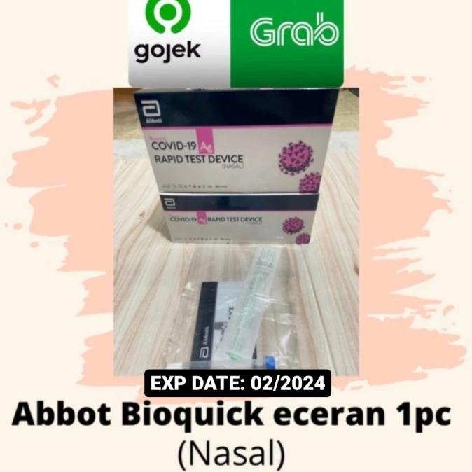 Jual Abbot Test Swab Antigen Abbott Nasal Bioquick 1Pcs Rapid Antigen