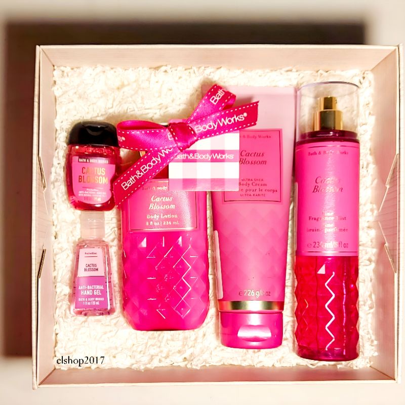 BATH &amp; BODY WORKS BBW PAKET GIFTSET HAMPERS 2IN1 3IN1 4IN1 5IN1 6IN1 7IN1 CACTUS BLOSSOM