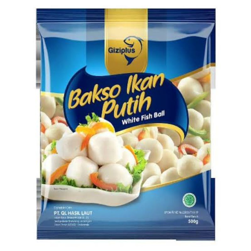 Giziplus White Fish Ball 500Gr