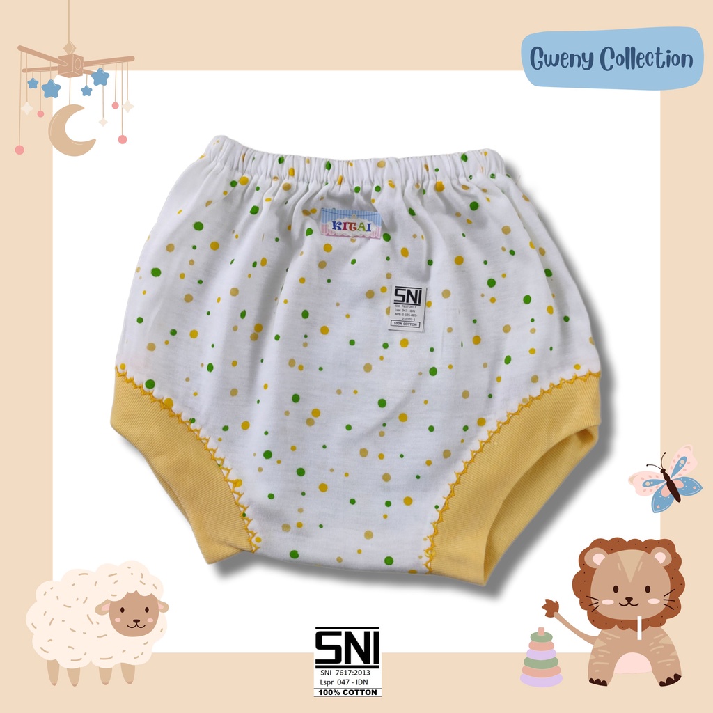 CELANA POP KODOK CELANA PENDEK SEGITIGA MOTIF POLKA UNISEX (KXT P)