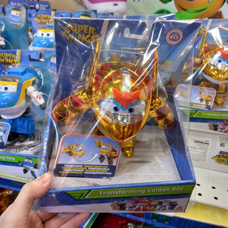 SALE 80% Super Wings Dizzy Tino Sparky Aircraft Tony Golden Boy Lime Transform Mainan