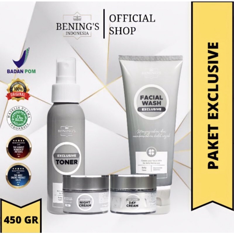 BENING SKINCARE DR OKY PRATAMA PAKET EXCLUSIVE | BENING SKINCARE DR OKY PRATAMA