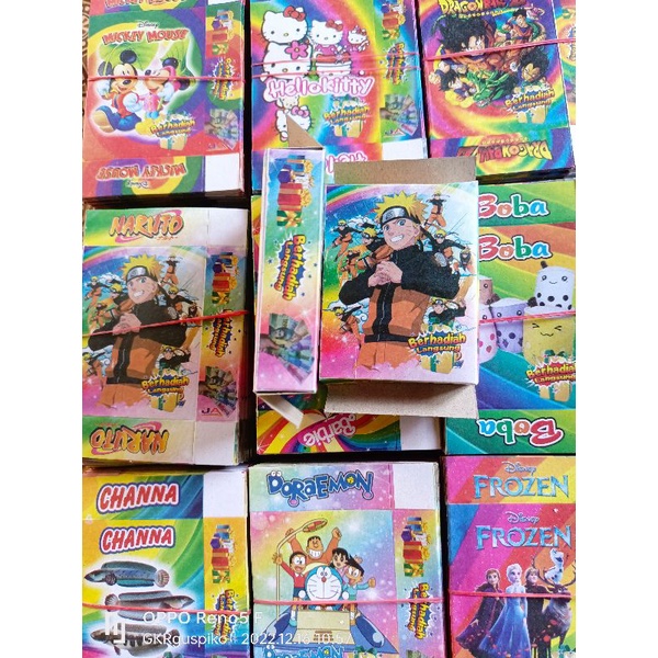 

mainan kotak kado isi 100 pics