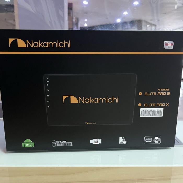 Tv Headunit Nakamichi 9Inch Elite Pro 9 Bonus Kamera