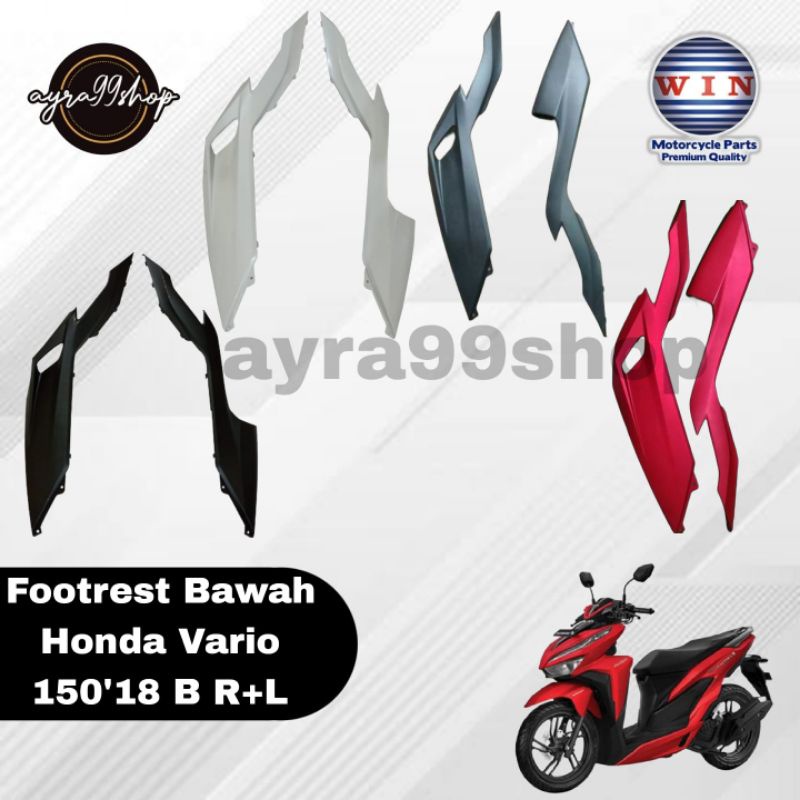 FOOTREST BAWAH HONDA VARIO 150 ALL NEW B R+L MERK WIN