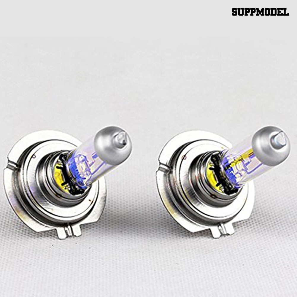 [Dekorasi] 2pcs Mobil Super Terang H7 Xenon Halogen Front Headlight Light Bulbs Lampu 12V