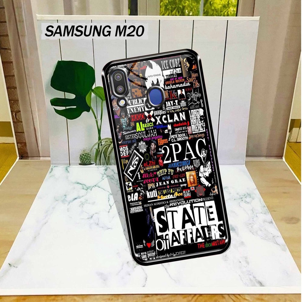 Case Hp Samsung M20 - Case Samsung M20 Terbaru Sukses Case - Case Kaca M20 - Soft Case Samsung M20 -