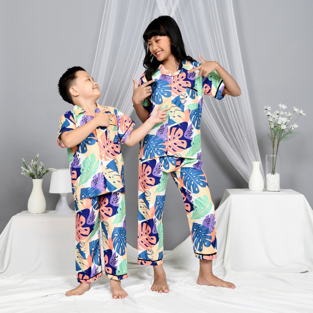 Cleopatra Piyama Anak Perempuan Usia 8 - 12 Tahun ( kids Size 8 / 10 / 12 ) Bahan Microtex / Piyama Anak Cewe / Piyama Karakter / Piyama Motif Anak - Part 1