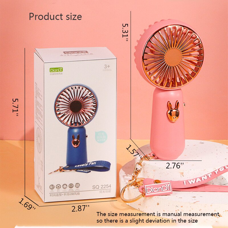 Kipas Angin Portable USB Rechargeable Gantung Mini Fan Gantungan Kunci Kipas Tangan Protable Ac Untuk Rumah Dan Travel