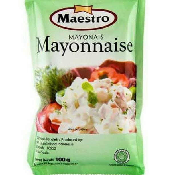 

(J-H9H-✓) Mayones Mayonais Mayonnaise MAESTRO 100gr terviral