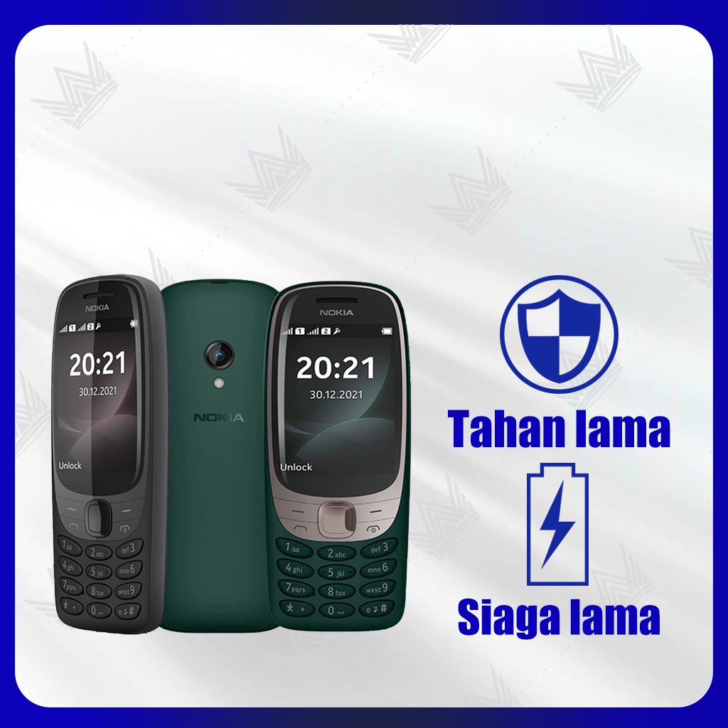 HP Nokia 6310 2021 DUAL SIM Bisa Bahasa Indonesia Garansi Toko