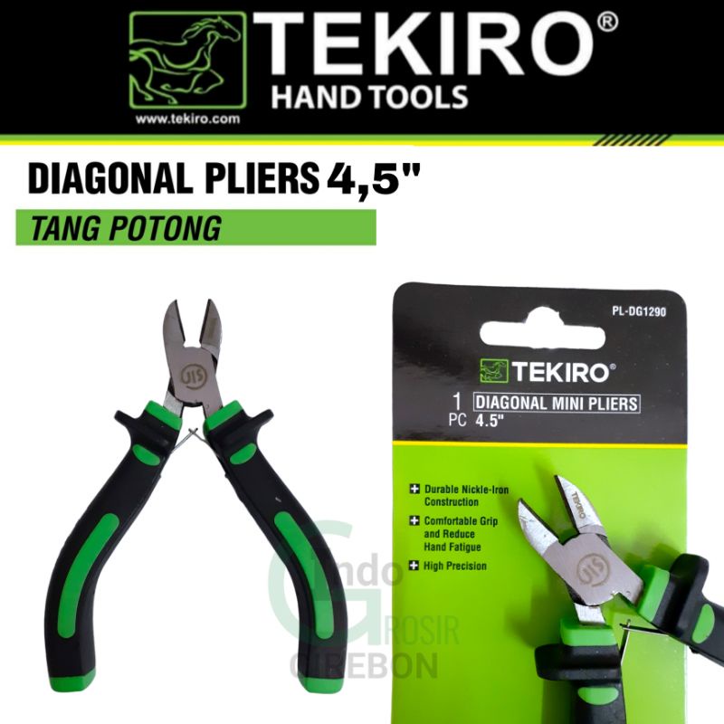 Tekiro Tang Potong Mini 4,5&quot; Diagonal Pliers 4,5 Inch Jetjo Tools Murah