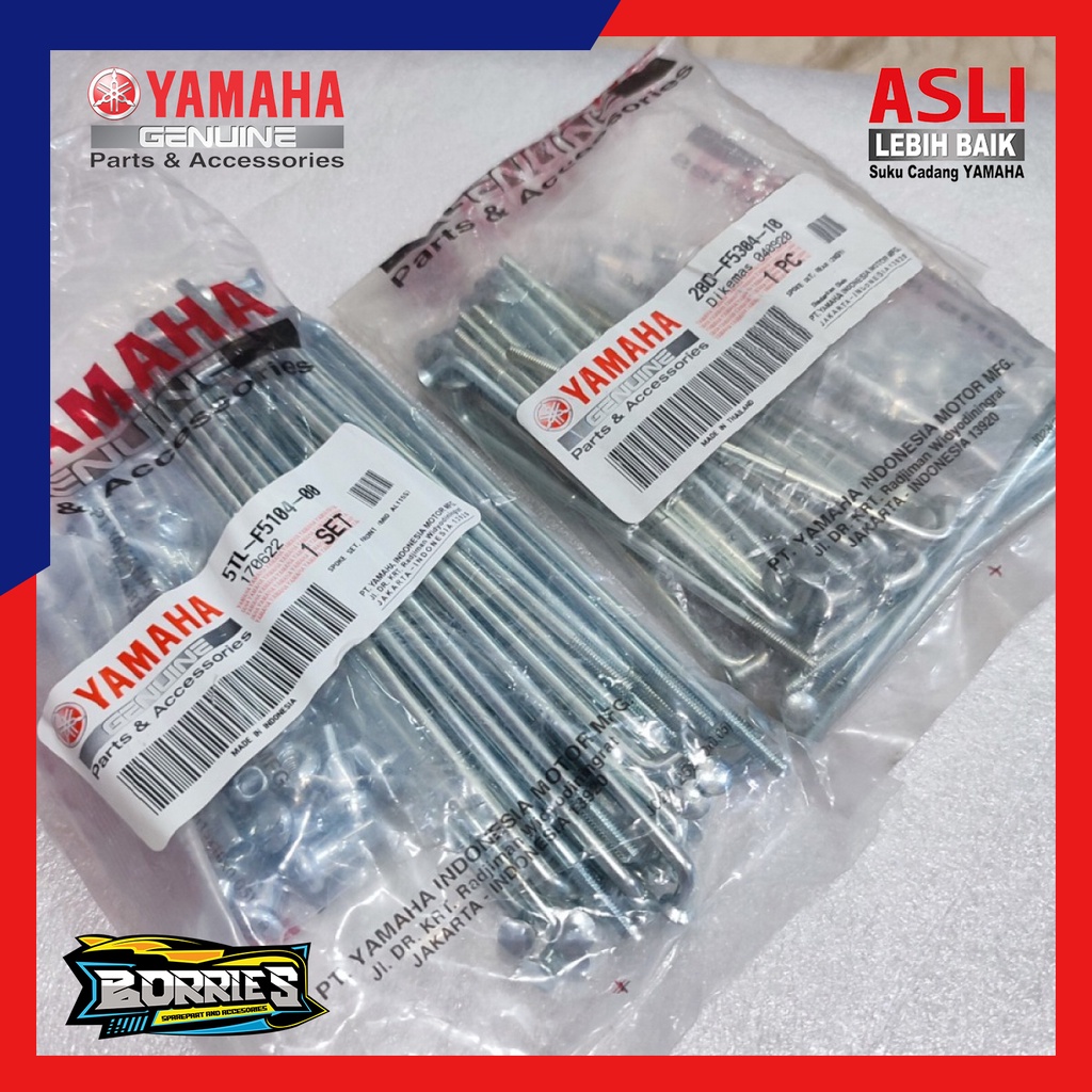 Jari Jari Depan Belakang Set Mio Sporty Smile Original