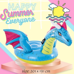 PELAMPUNG RENANG ANAK NAGA VIRAL FLOATIES DRAGON RIDE ON INTEX 57563 Pelampung Renang Karakter bebek