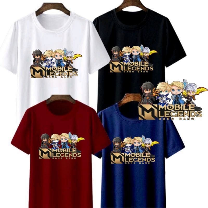 BAJU KAOS ANAK MOBILE LEGEND BANG BANG TERBARU 1-12TAHUN REMAJA-DEWASA PAKAIN ANAK LAKI LAKI DAN PER