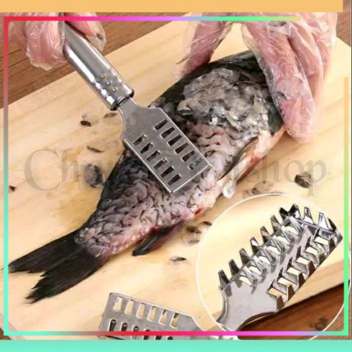 COD SM88  Pengupas Sisik Ikan Alat Pembersih Sisik Ikan Bahan Stainless Steel Anti Karat