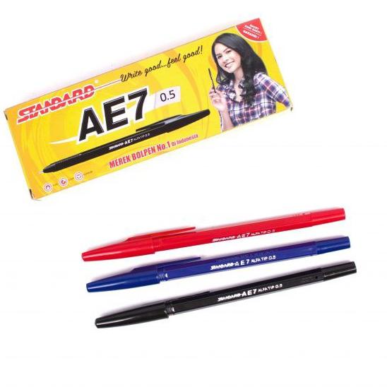 

→ Pen Pulpen Standart AE-7 AE7 Bolpoint Bolpen Murah ⇛