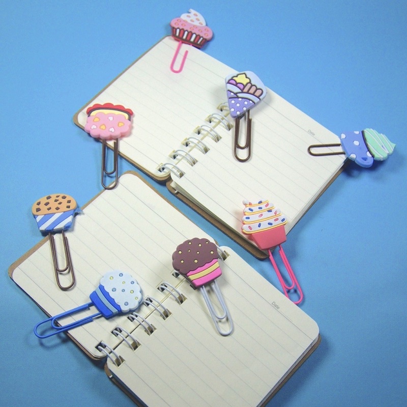 

Paper clip / Penjepit Kertas / Sweet dessert paper clip / penjepit kertas lucu