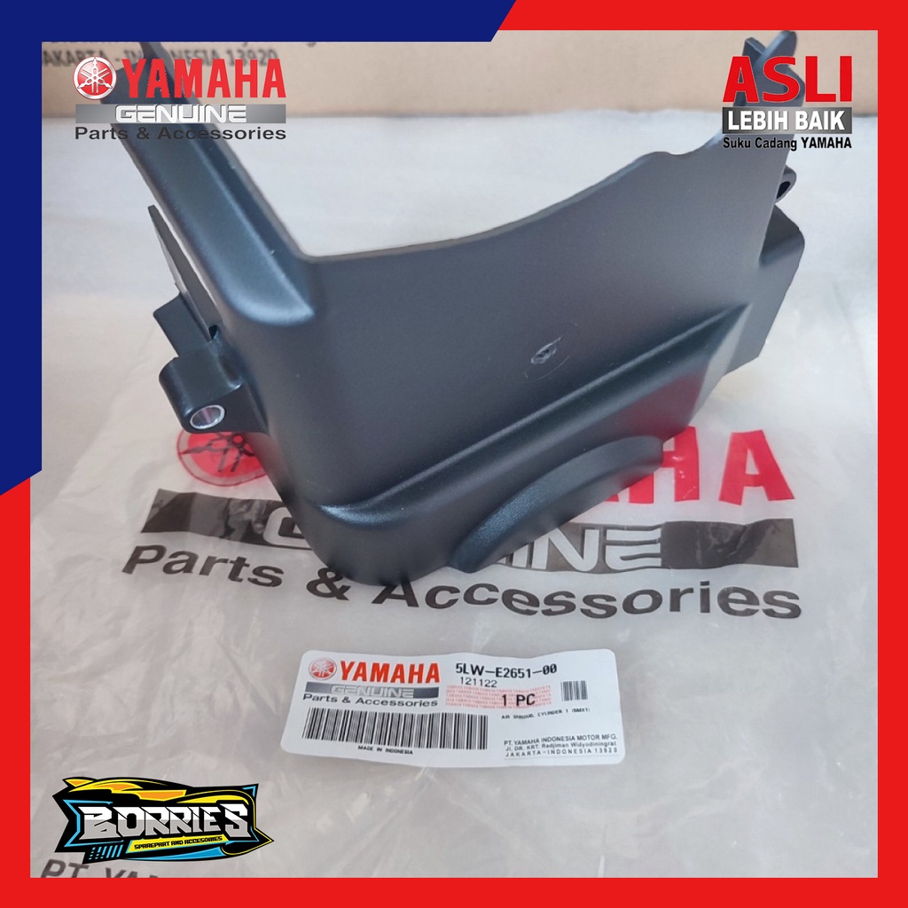 COVER CAVER MESIN KIRI MIO SPORTY SMLIE NOUVO ORIGINAL ORI YAMAHA 5LW-E2651-00