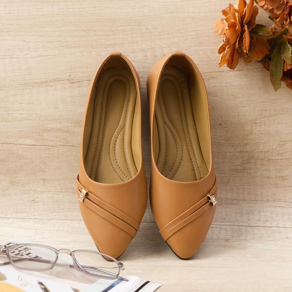 Sepatu Flatshoes Wanita Slide Modis Formal BY Lativa