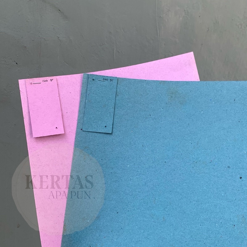 Kertas Brief Card BC 160 170 gr gram gsm A4 Warna Pink Biru Khaki