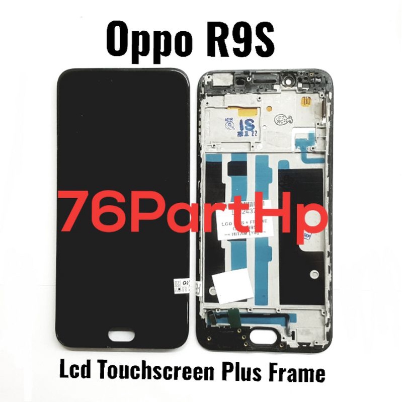 ori Oem Lcd Touchscreen Fullset plus frame Bezzel Oppo R9S