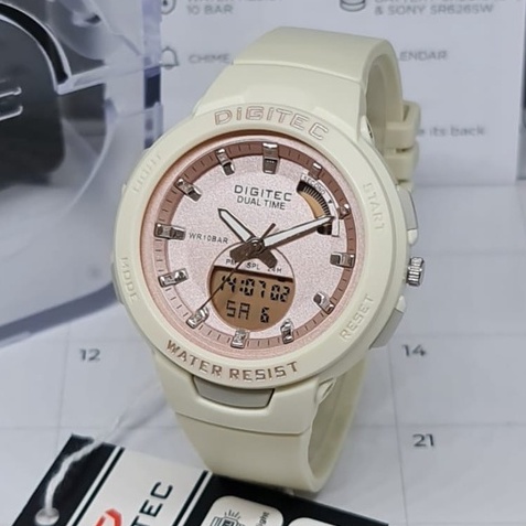 BISA COD! Jam Tangan DIGITEC 4028 ORIGINAL LED Bulat Digital Import Murah Mewah BONUS BATERAI CADANGAN!