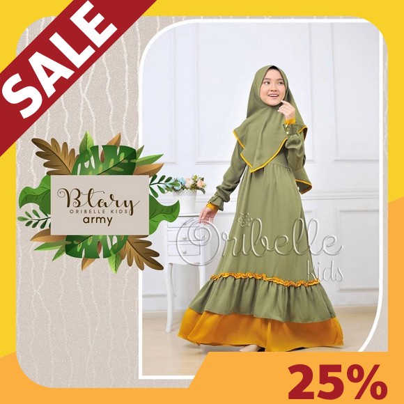 Grosir Gamis Fsashion- Luan Dress Muslim Terbaru / Gamis Anak Remaja Tanggung / Gamis Overal One Set