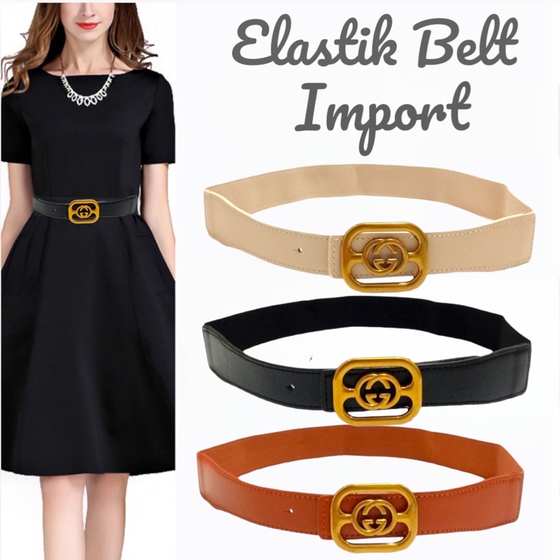 [SMARTGIRL] READYSTOCK TERMURAH KARET BELT / IKAT PINGGANG WANITA IMPORT 00544-00548