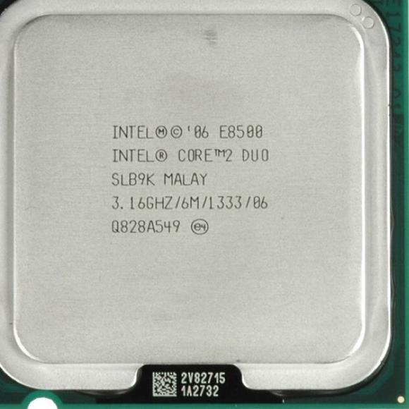 Recomended PROCESSOR INTEL CORE 2 DUO 3.16 ghz E8500 lga 775