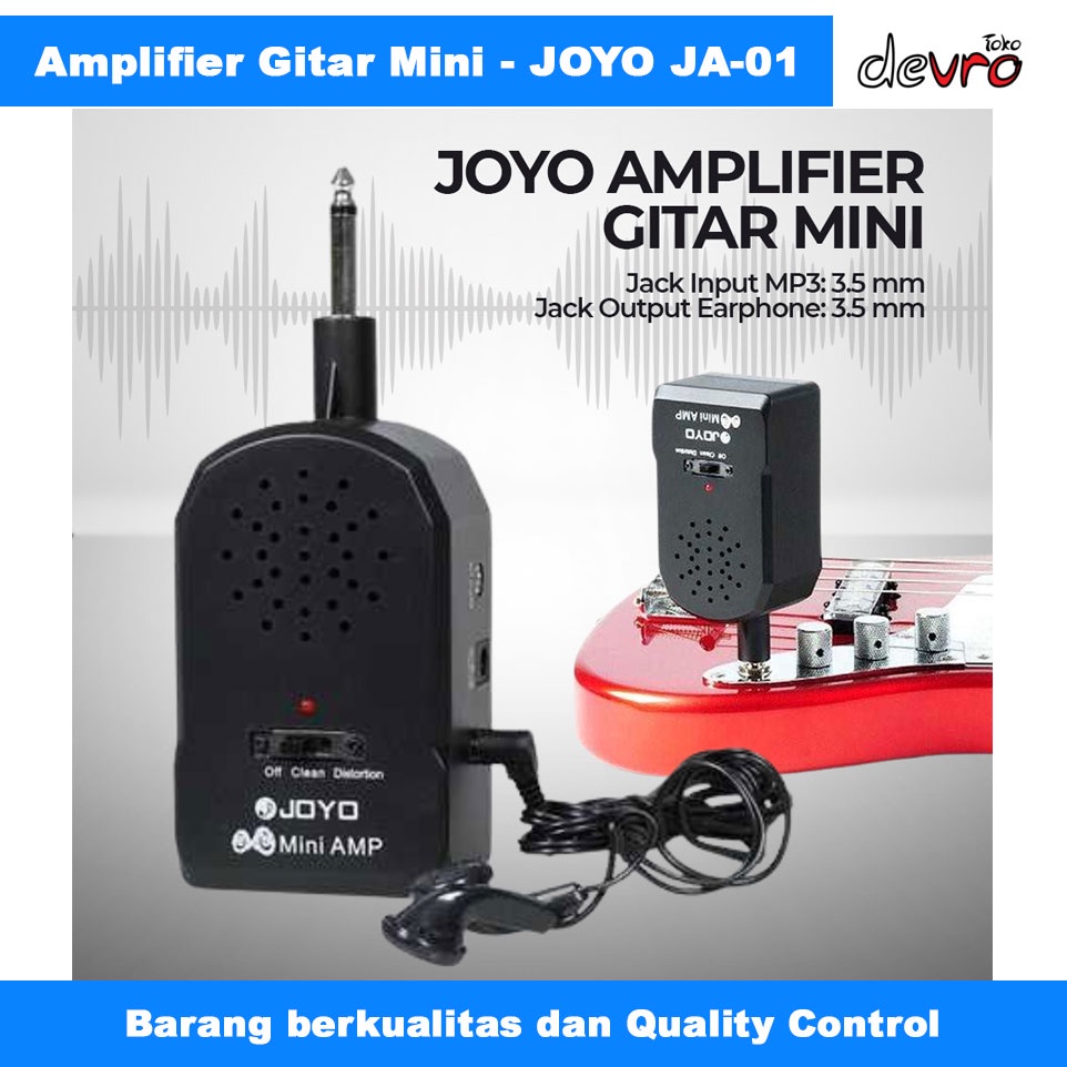 Amplifier Gitar Mini Guitar Ampli Clean Distortion 2W - Amplifier Gitar Mini - Amplifier Guitar - JO