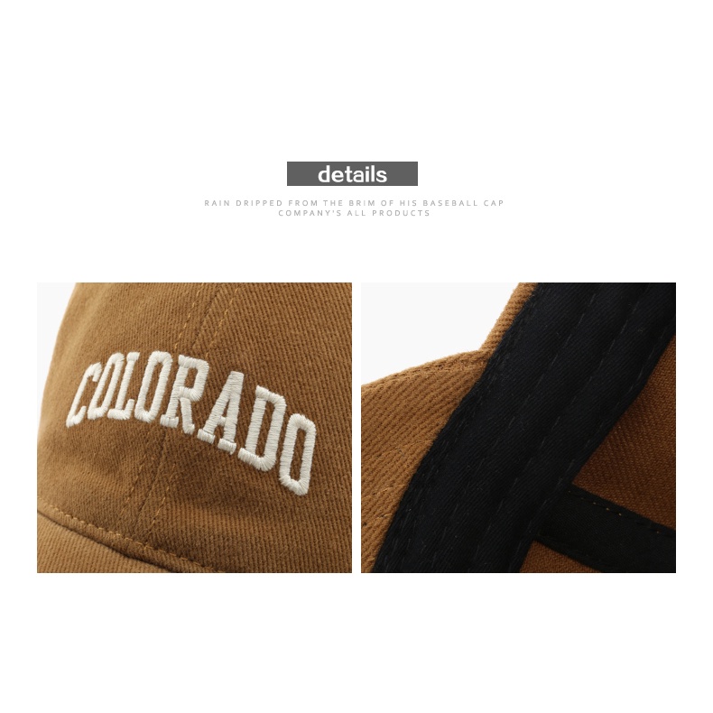 NEXTSTOP-265 Baseball Cap Premium Import Unisex Bordir Korea Original Colorado