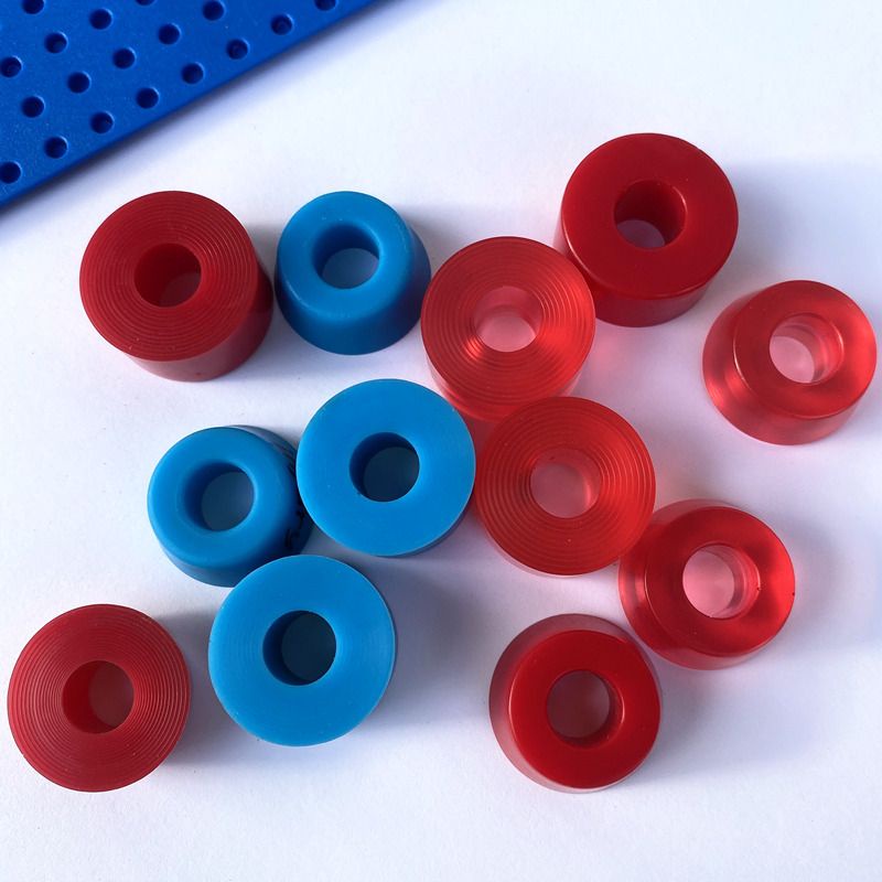 Yow Luchong Dimodifikasi PU Aksesoris Shock Absorber Rempah Darat Papan Surfing Double Rocked Skateboard Bracket Peredam Kejut Elastis Tinggi