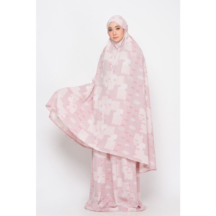 {FamilyStore} ZM Zaskia Mecca - Dhuha Blush Mukena - Edisi Toraja Diskon