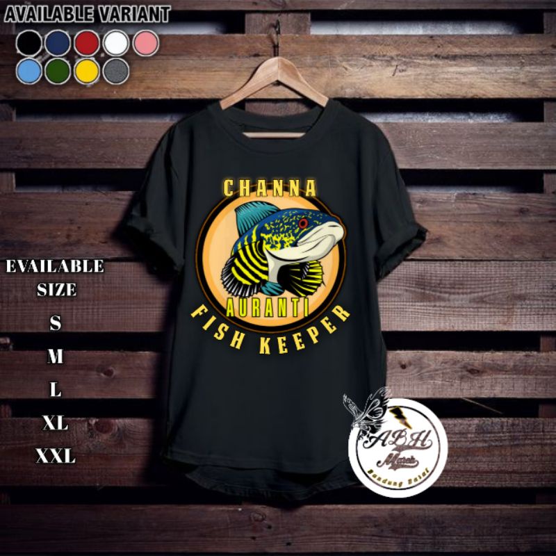Baju Kaos T-shirt distro Anak Laki-laki/perempuan Gambar ikan CHANNA AURANTI murah/bagus/import baju