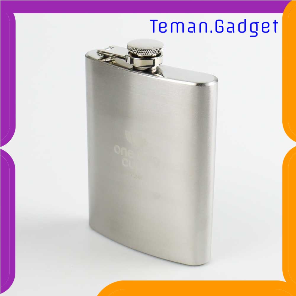 TG - DPR One Two Cups Botol Minum Wine Flask 8 oz - MS351