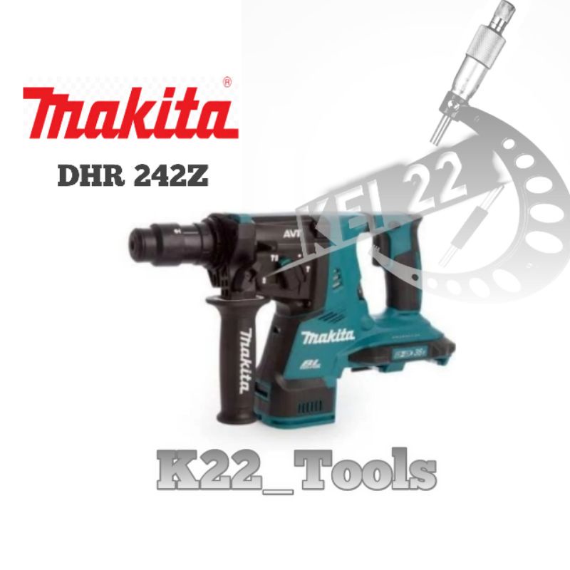 MESIN BOR TEMBOK BATERAI MAKITA DHR 242 Z / MAKITA DHR 242Z CORDLESS DRILL BRUSH LESS ( UNIT ONLY )