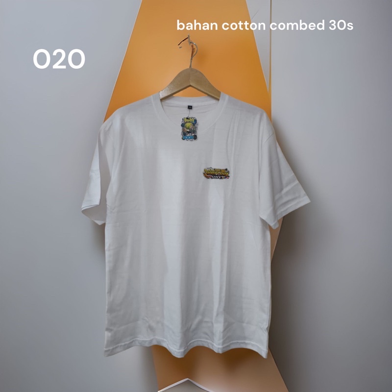 baju polos gambar DTF bahan cotton combed 24s unisex kode 020